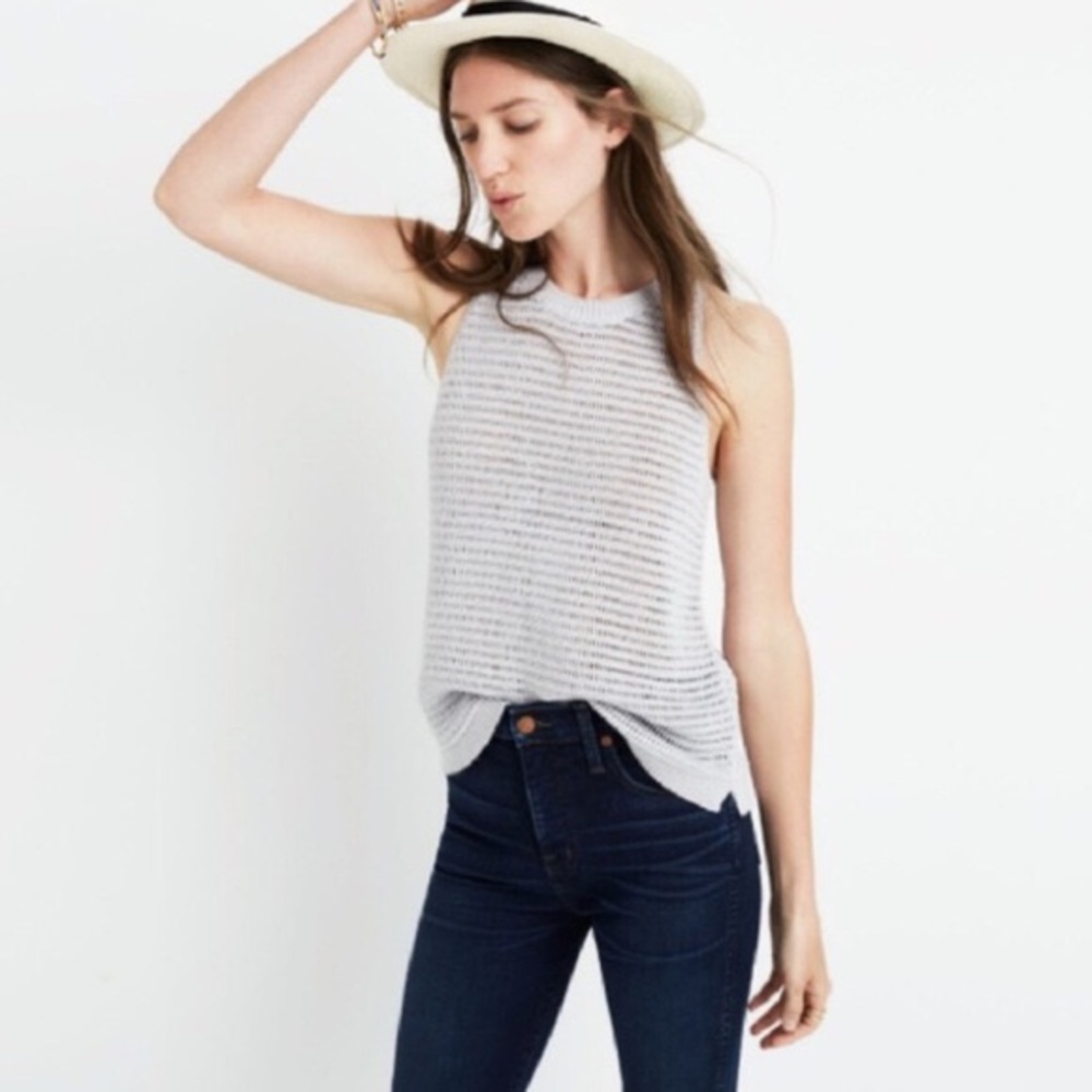 New Madewell Sweater Tank // Gray // Size Medium